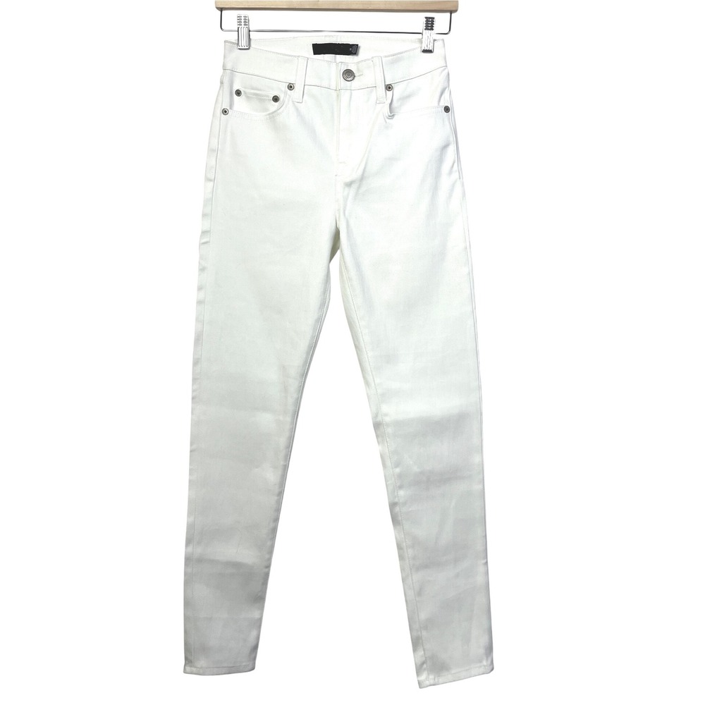 Ralph Lauren White Denim Jeans Womenswear Classic Casual Style